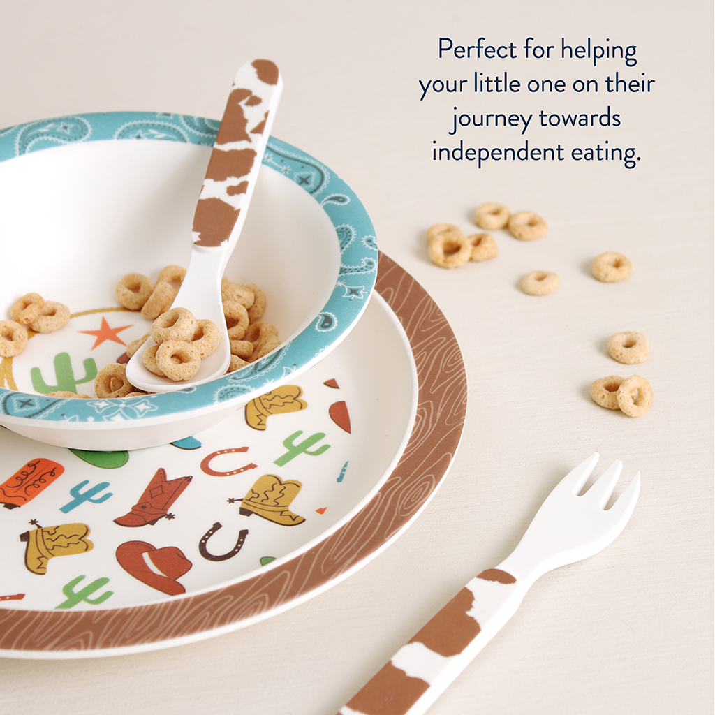 Itzy Ritzy Bistro and Sips Gift Set - Western, 6m+.