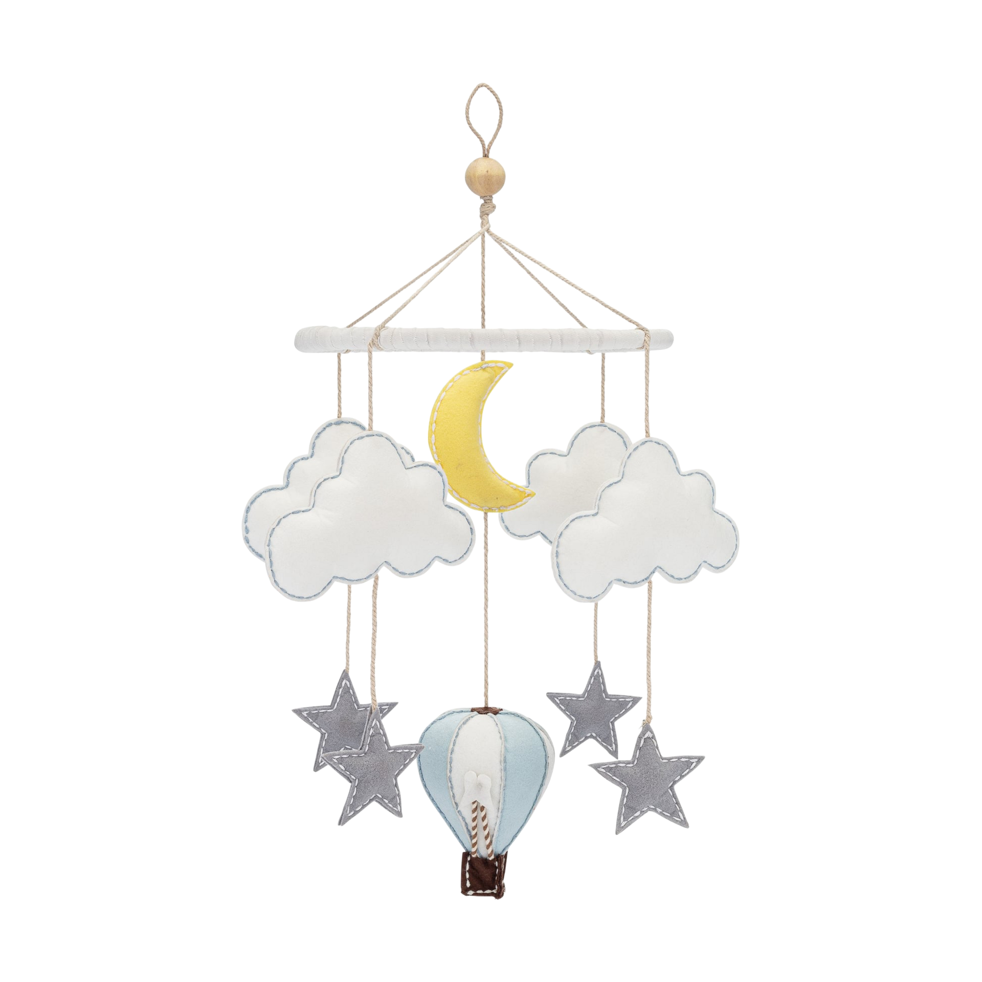 Crane Baby Skye Hot Air Balloon Ceiling Hanging.