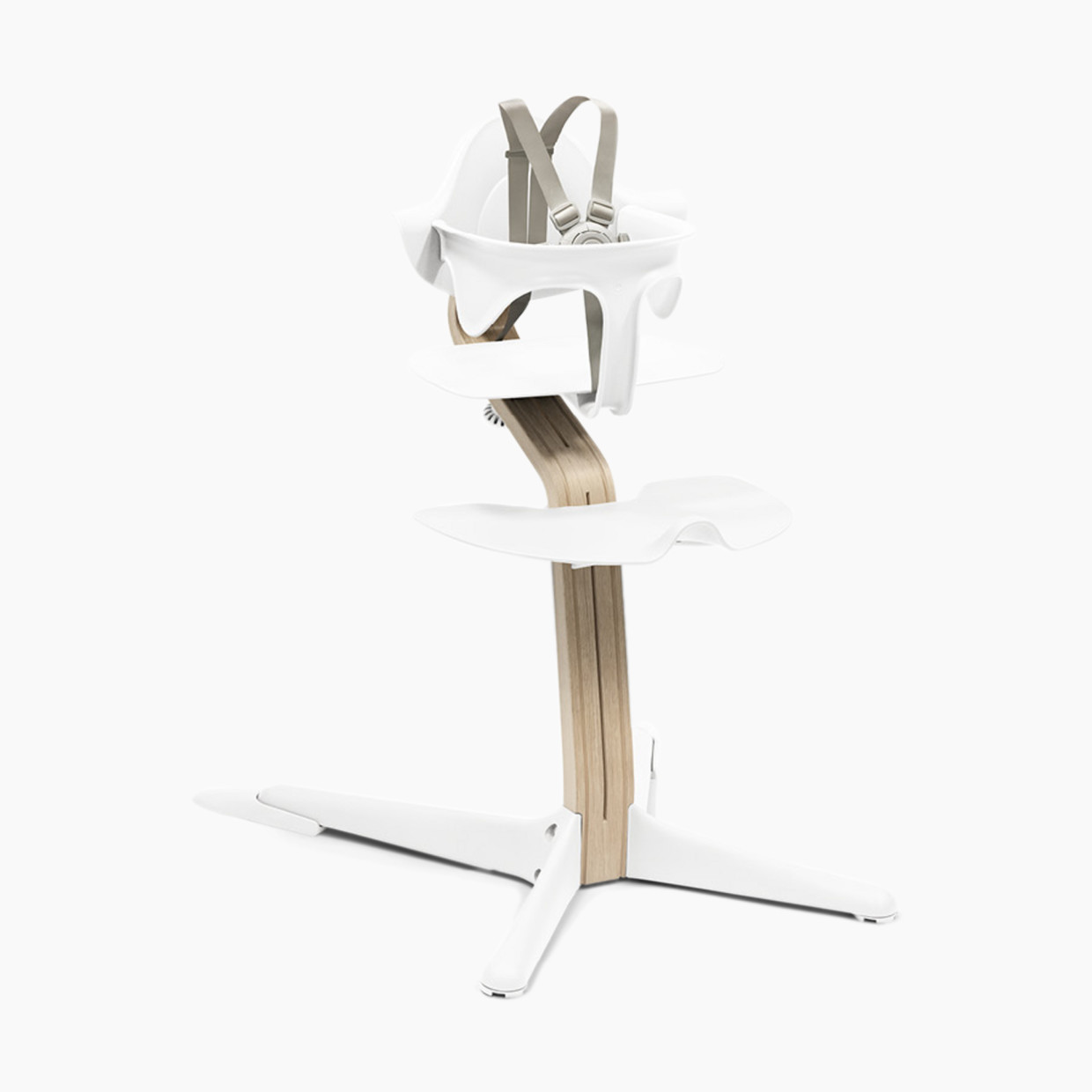 Stokke Nomi High Chair Bundle - Natural / White.