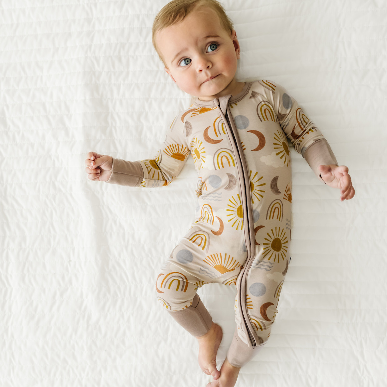 Little Sleepies Zippy - Desert Sunrise, 3-6 M.