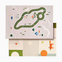 Tiny Land® Double-Sided Baby Playmat Forest Track Wonder