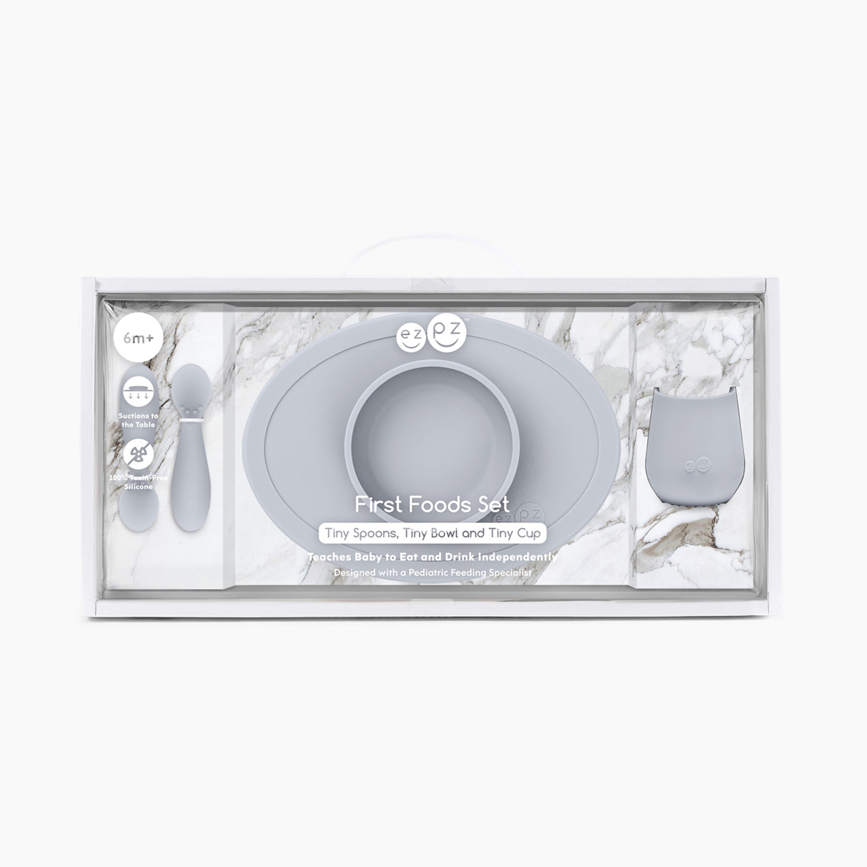 ezpz First Foods Gift Set - Pewter.