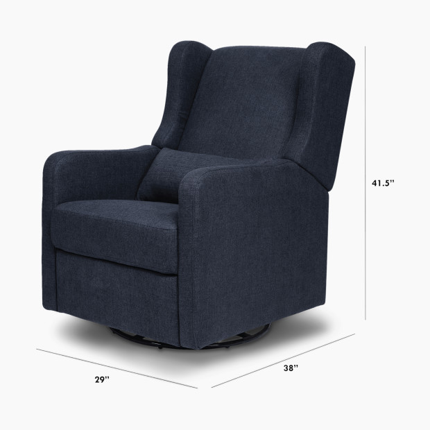 Carter's by DaVinci Arlo Recliner and Swivel Glider - Performance Navy Linen.
