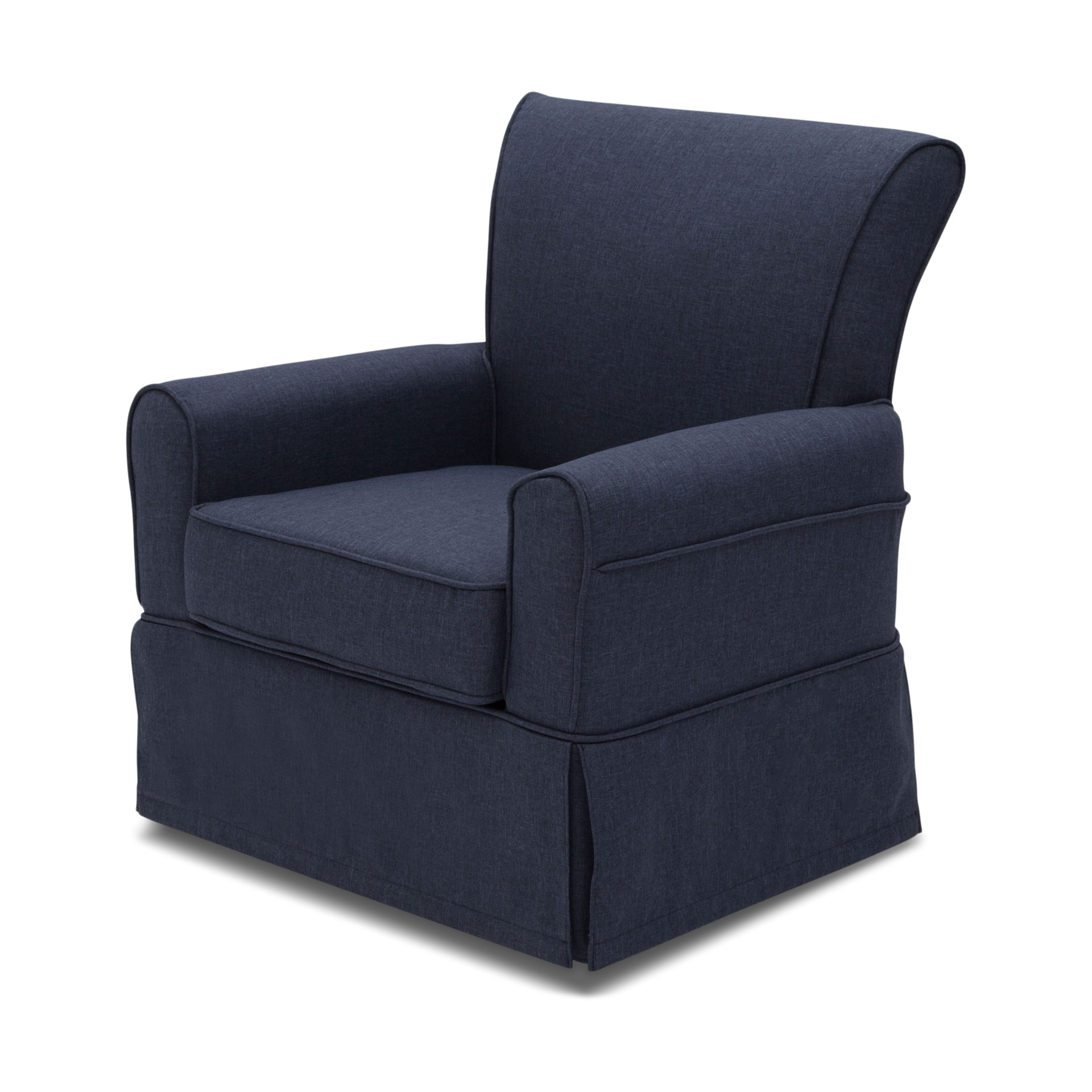 Delta Children Epic Nursery Glider Swivel Rocker Chair Sailor Blue