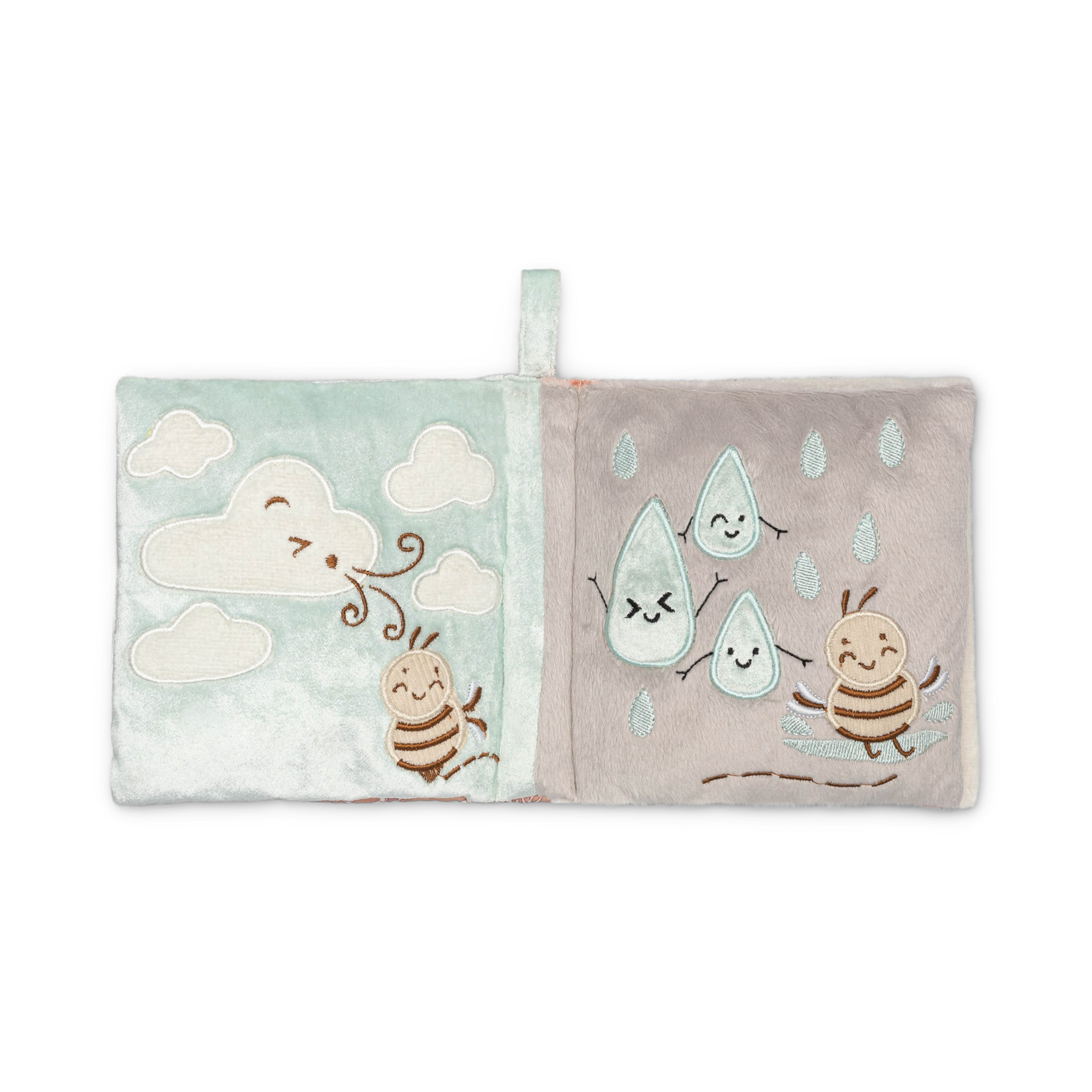 Crane Baby Soft Activity Book - Violet Floral.