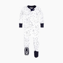 Burt's Bees Baby Boys' Pajamas, Zip-Front Non-Slip Footed Sleeper, Organic Cotton