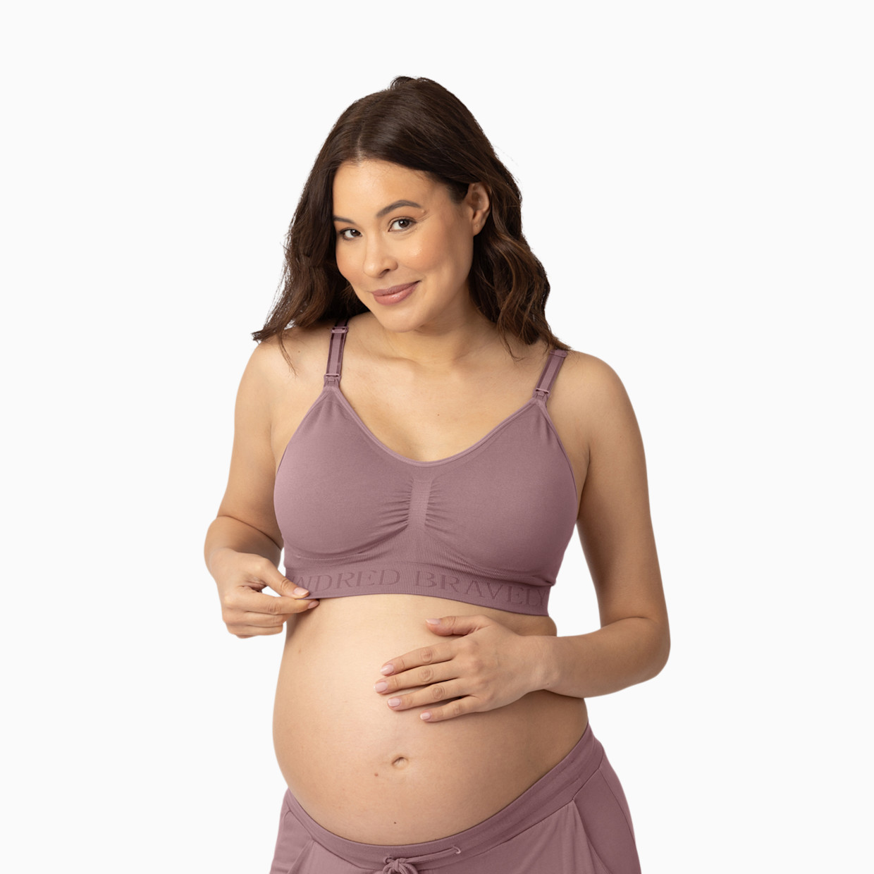 Kindred Bravely Simply Sublime Seamless Nursing Bra For Breastfeeding - Twilight, Small.