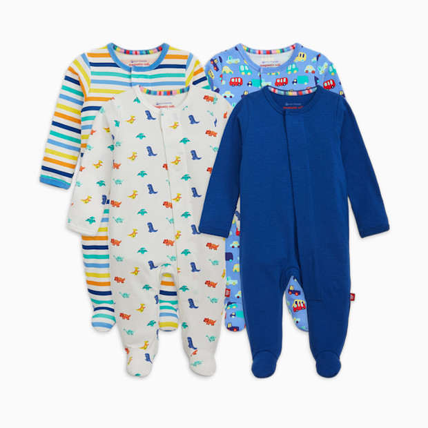 Magnetic Me Cloudstretch Magnetic 4-Pack Footie.