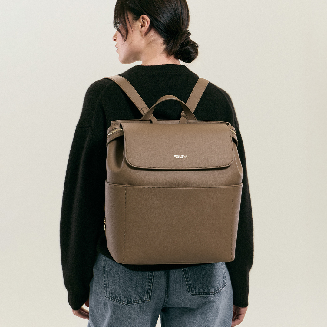 Mina Baie Kinney Backpack - Teddy.
