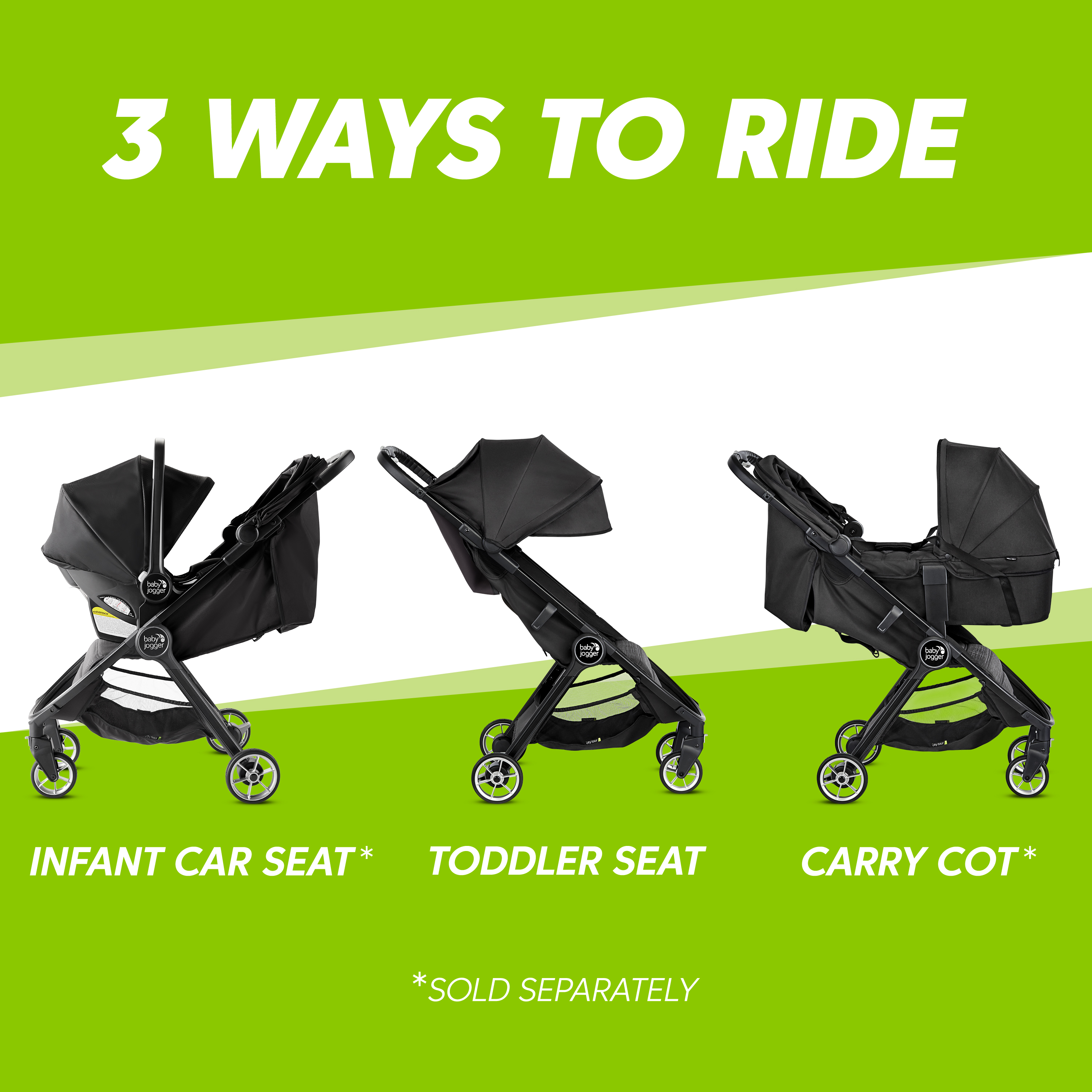 baby jogger city tour 2 folded dimensions