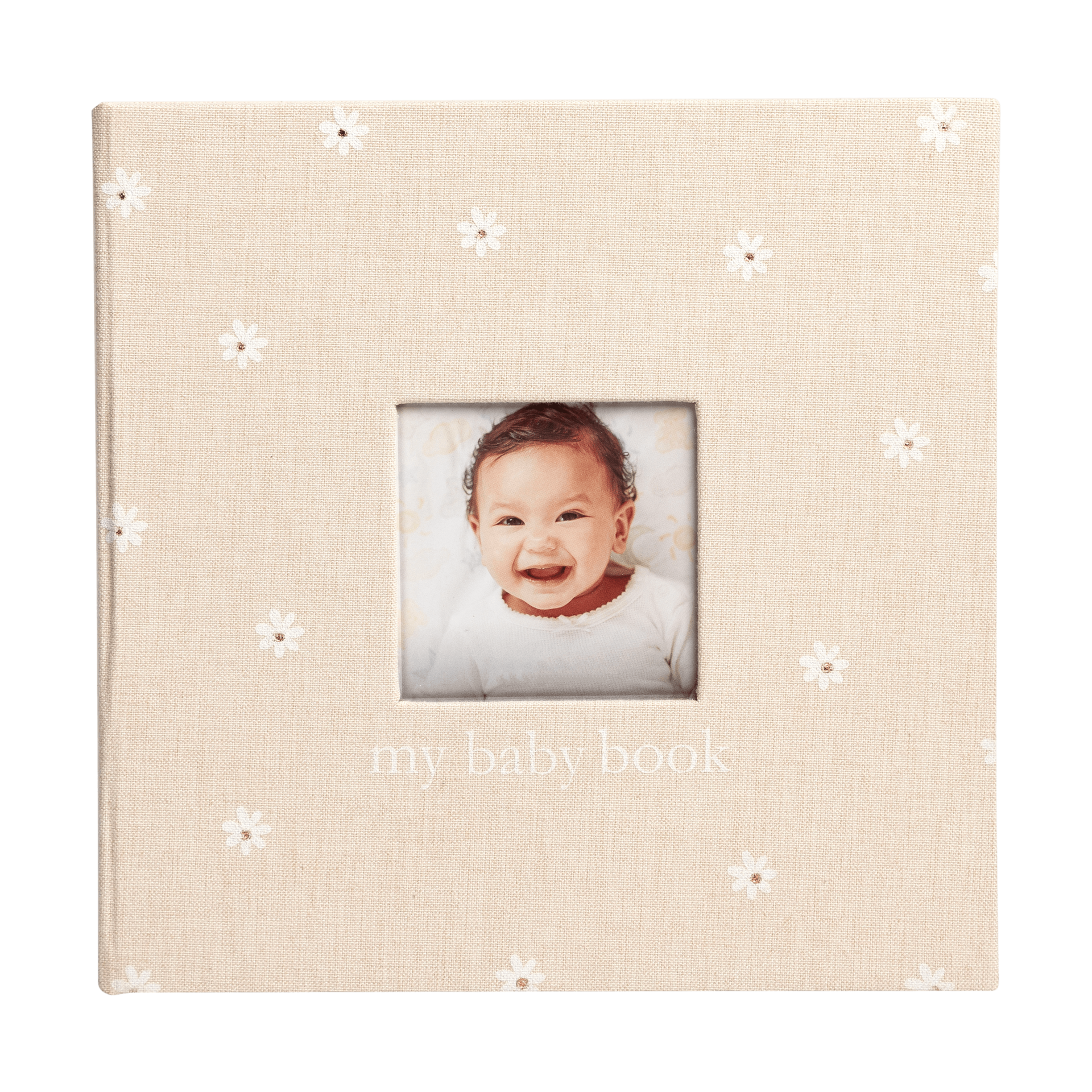 Pearhead Daisy Print Baby Book.