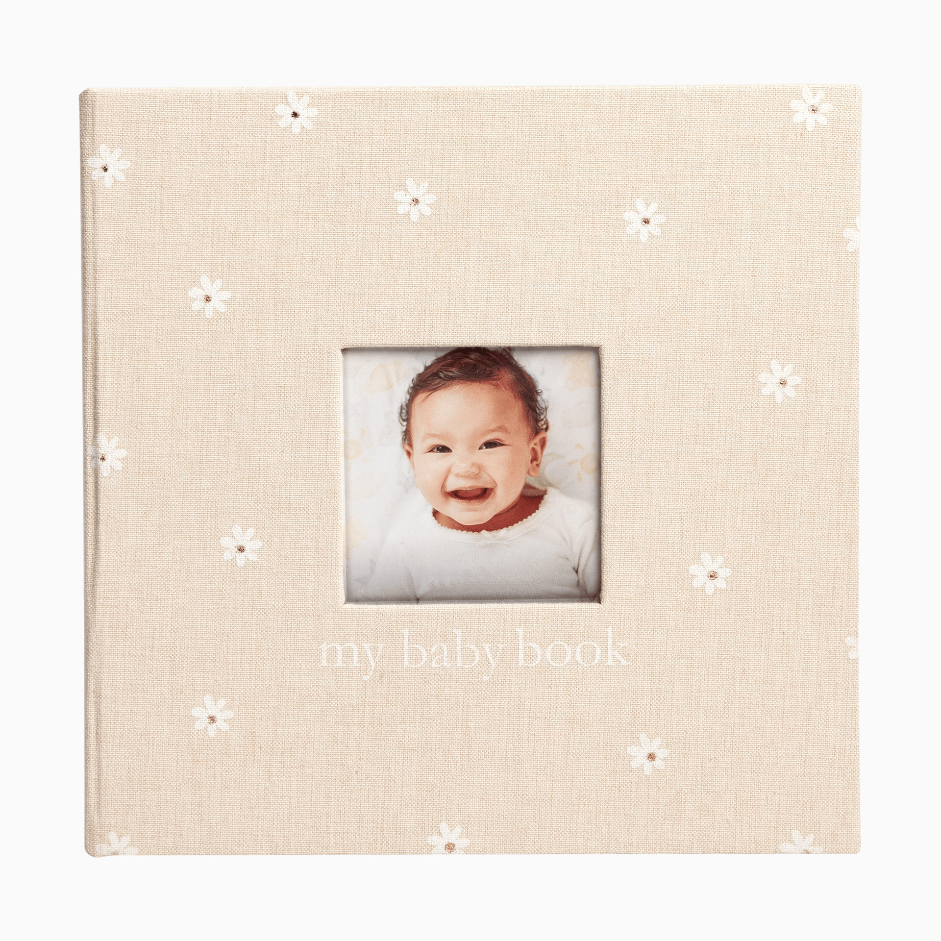 Pearhead Daisy Print Baby Book | Babylist Shop