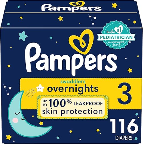 Pampers Swaddlers Overnights  - $44.99.