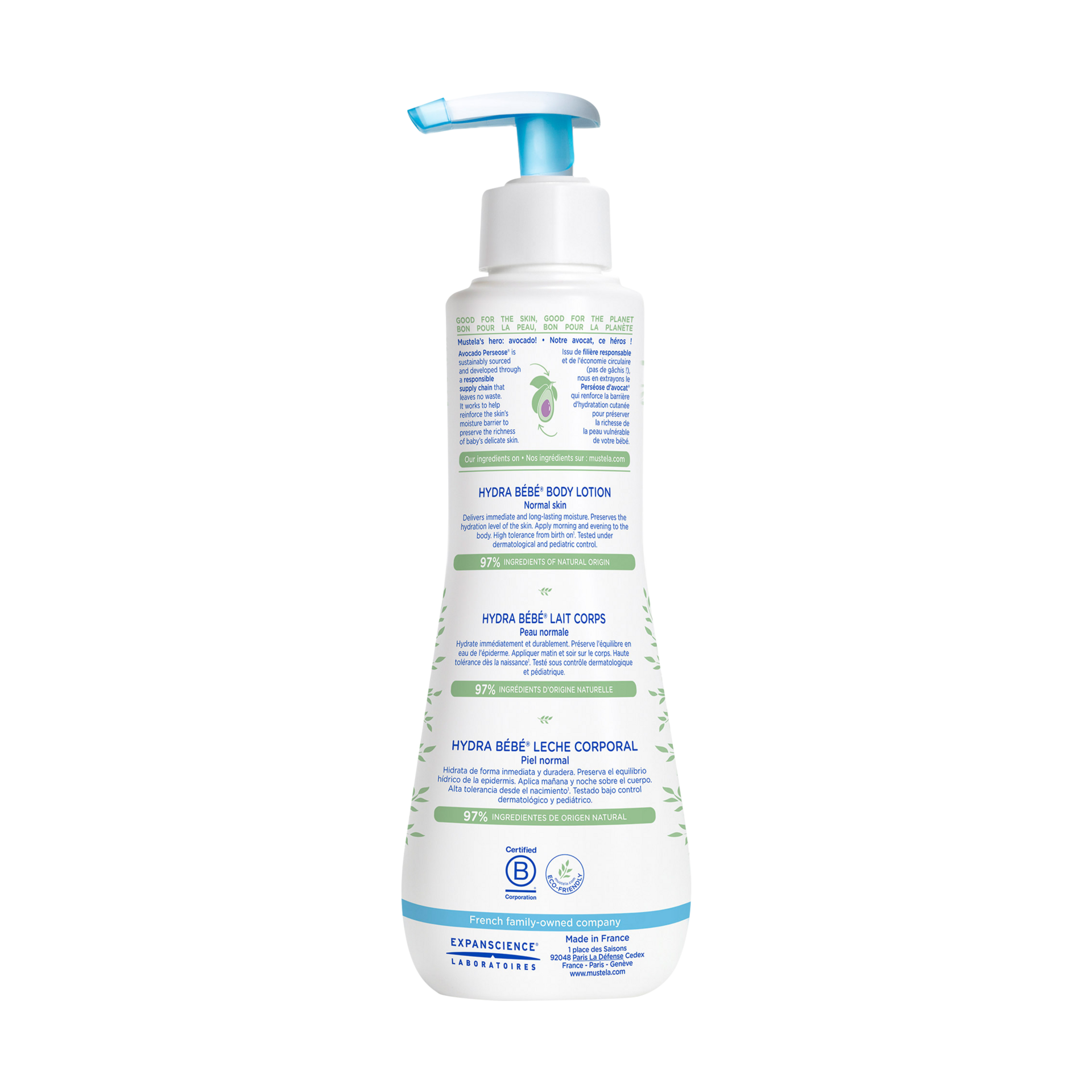 Mustela Hydra Bebe Body Lotion.