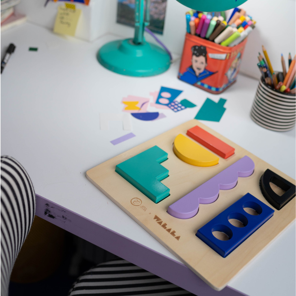Etta Loves Wooden Puzzle Board - Etta Loves X Walala Studio.