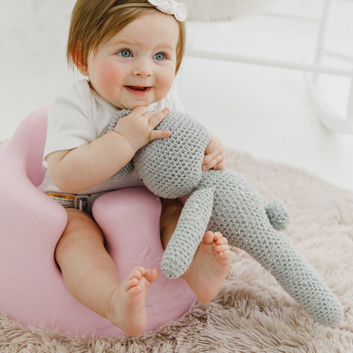 Bumbo Floor Seat - Cradle Pink.