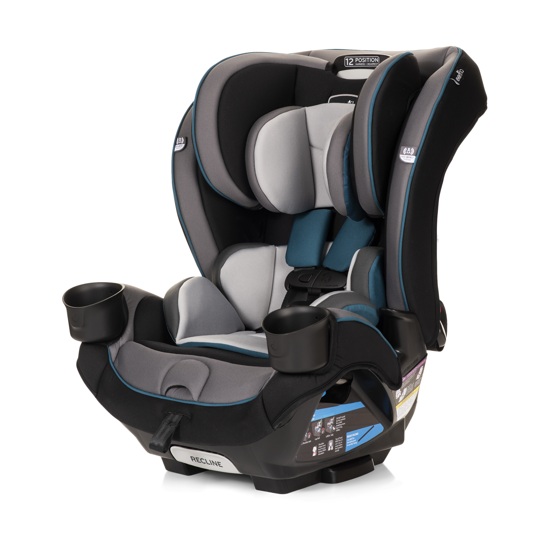 Evenflo EveryKid 3in1 Convertible Car Seat Ontario Gray Babylist Shop