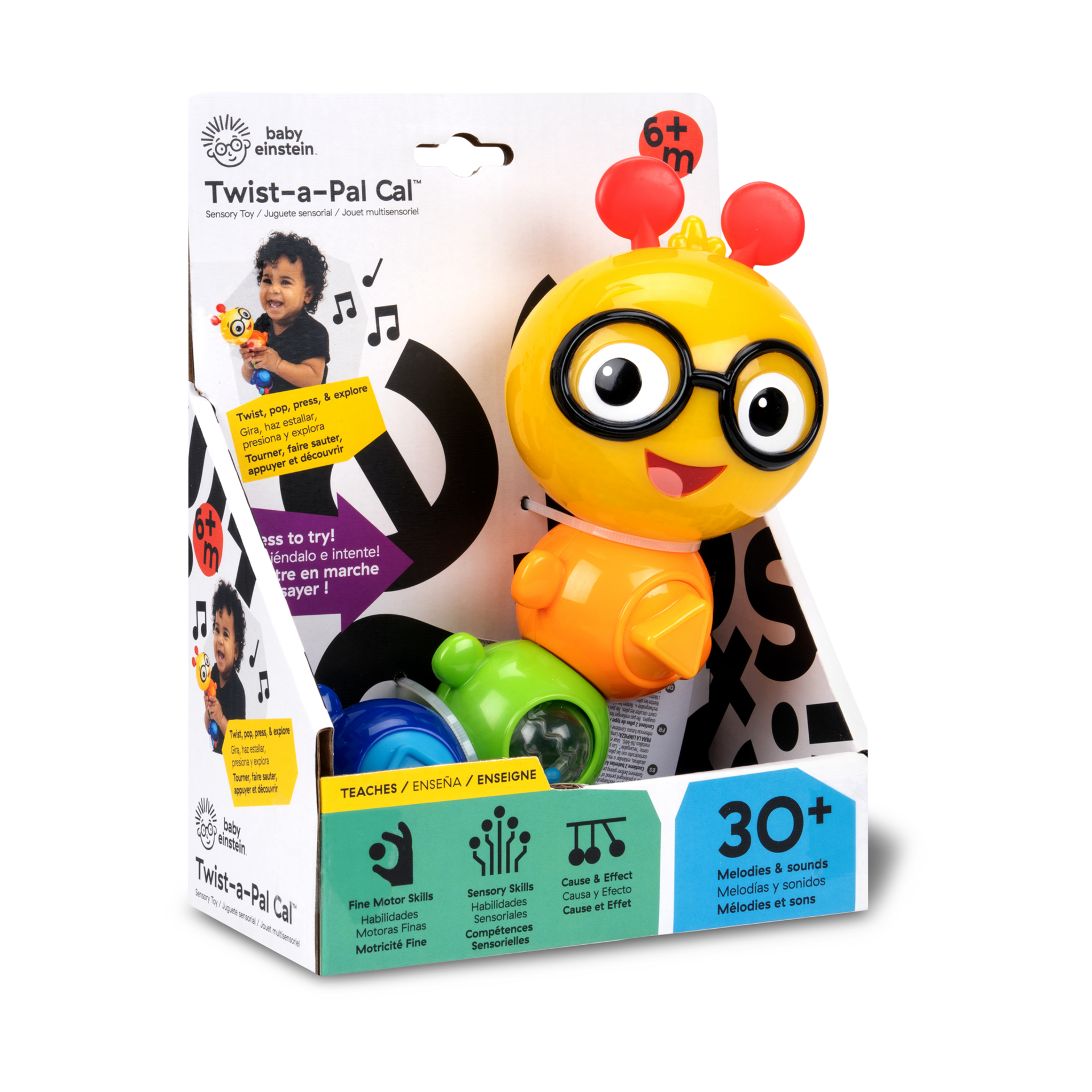 Baby Einstein Twist-a-Pal Cal Sensory Toy.