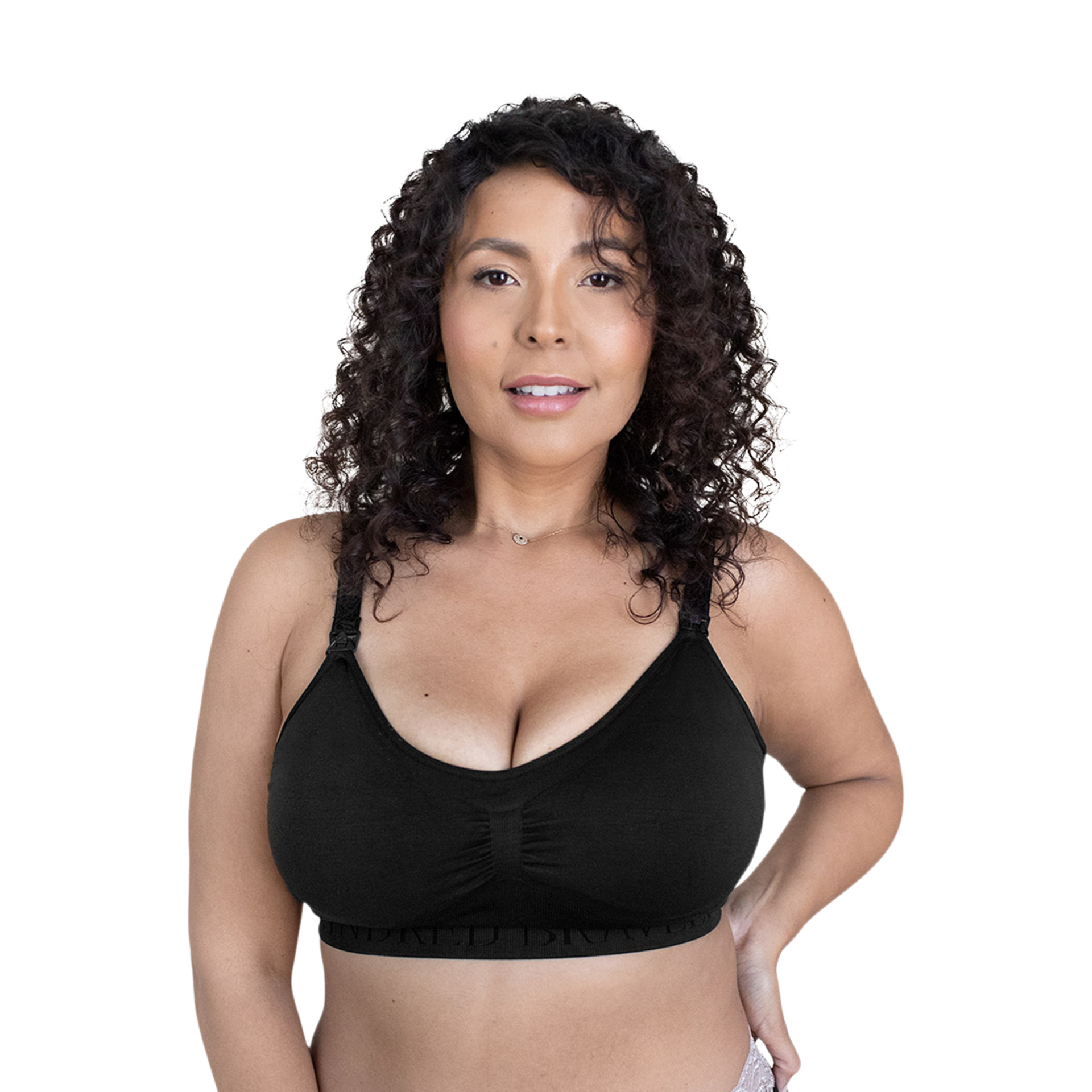 Kindred Bravely Simply Sublime Seamless Nursing Bra For Breastfeeding - Black, 2 X Busty.