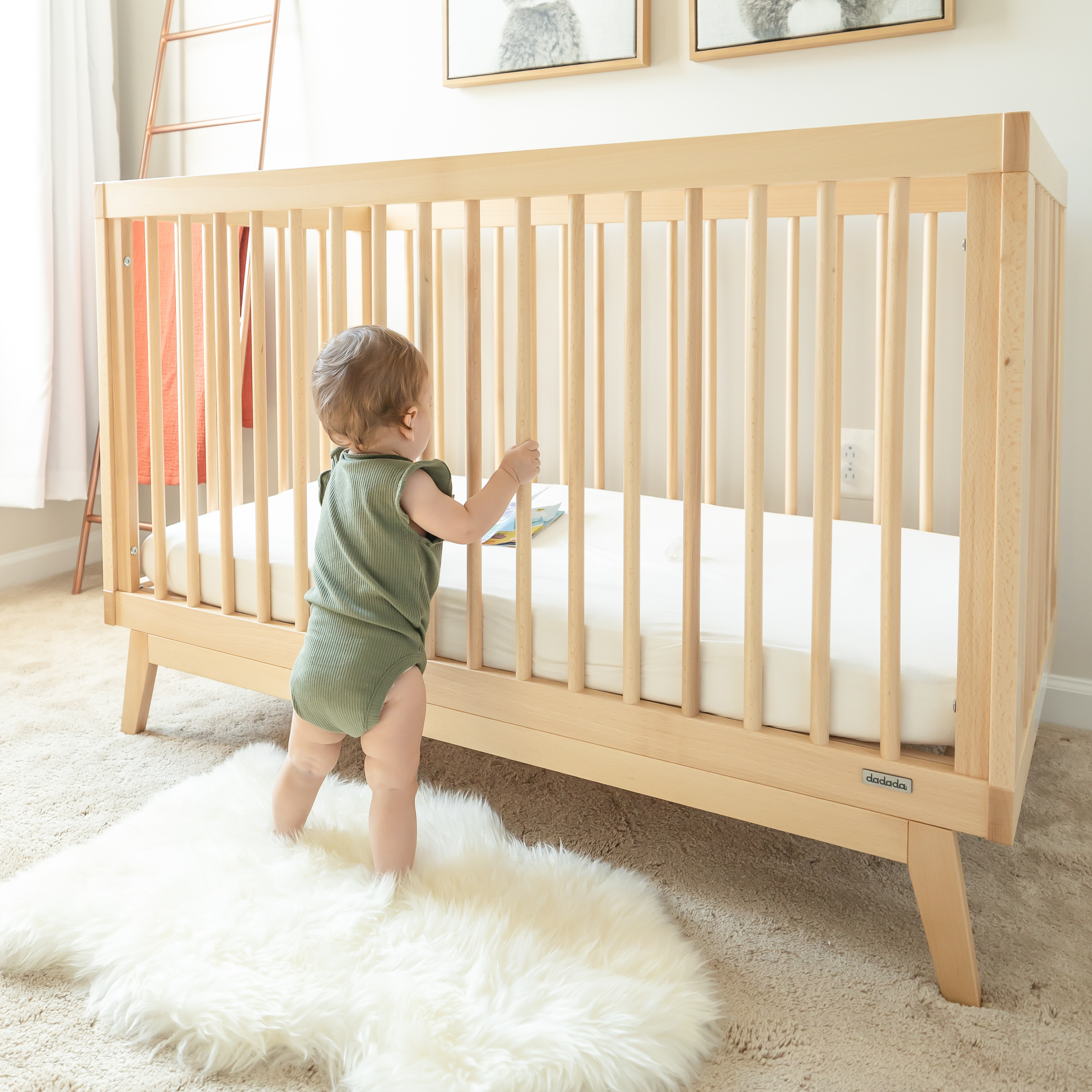 dadada Soho 3-in-1 Convertible Crib - Natural.