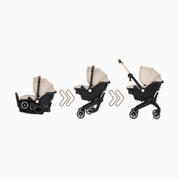 Evenflo Gold Shyft DualRide Infant Car Seat Stroller Combo w Carryall Storage & Extended Canopy.