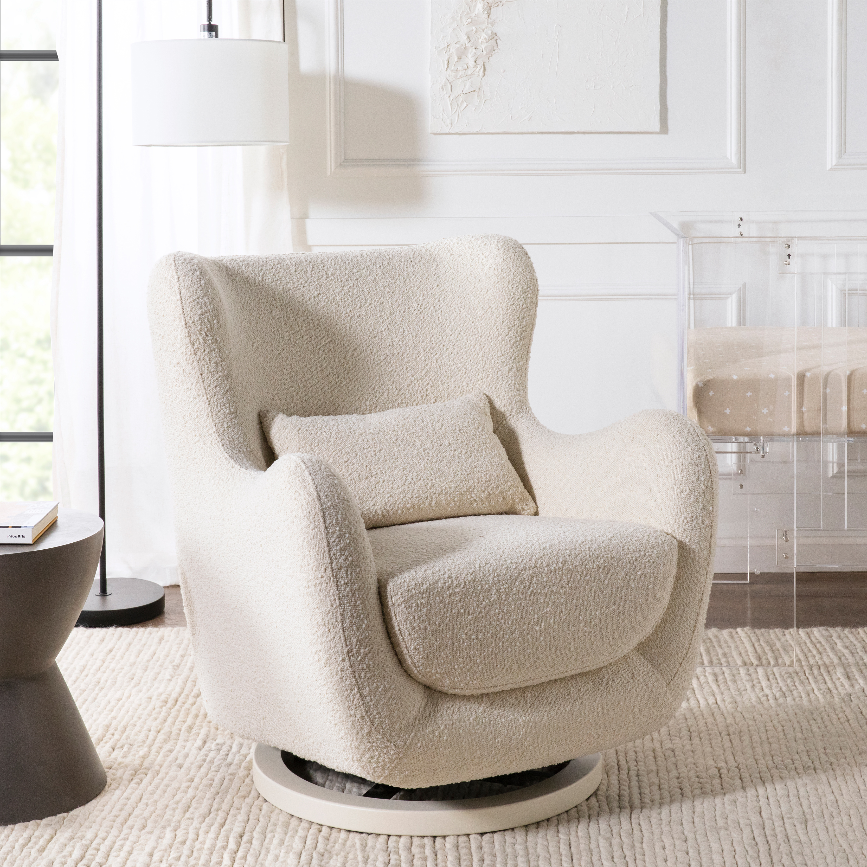 Nursery Works Solstice Swivel Glider.