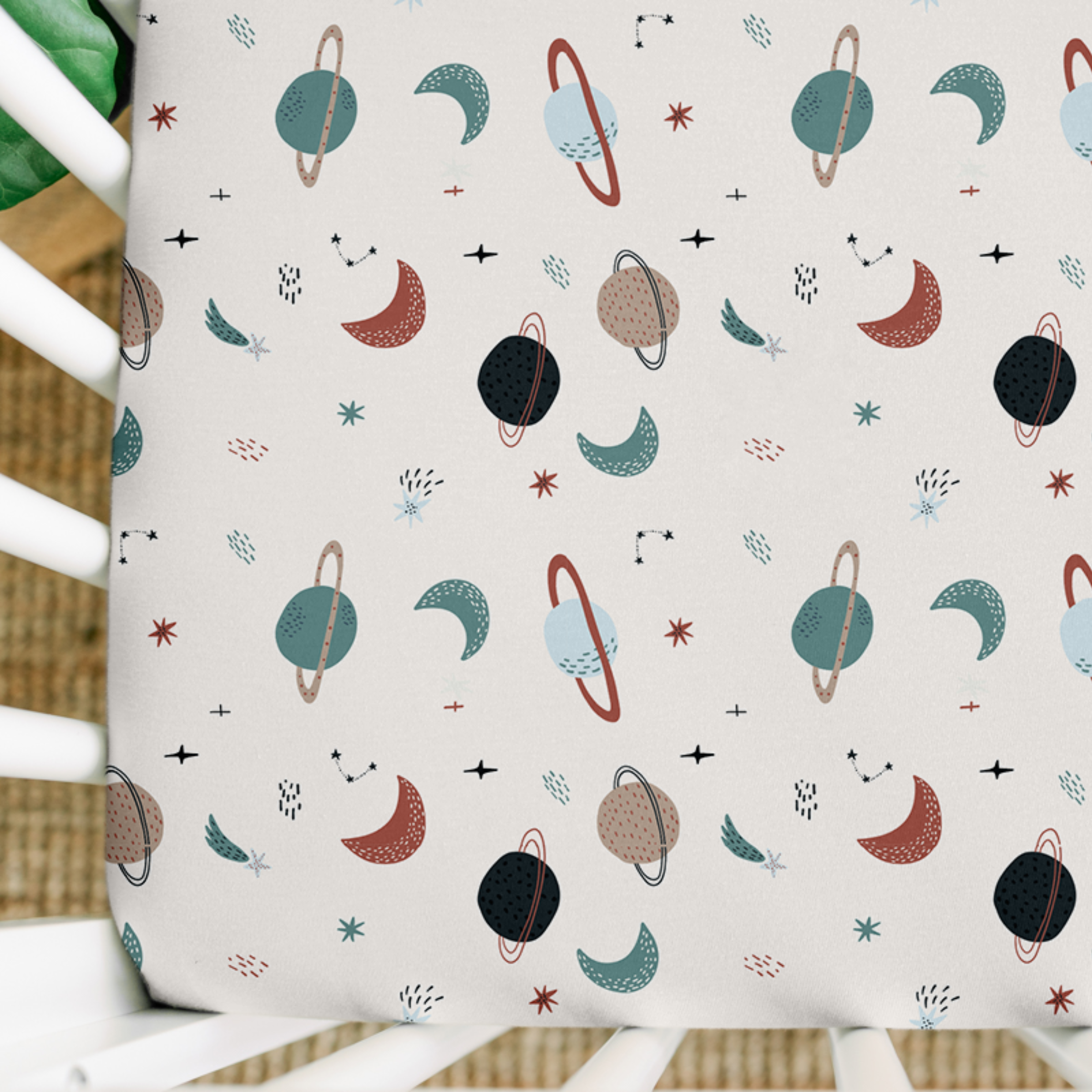 Goumi Kids x Babylist Fitted Crib Sheet Comet, O/S Babylist Shop