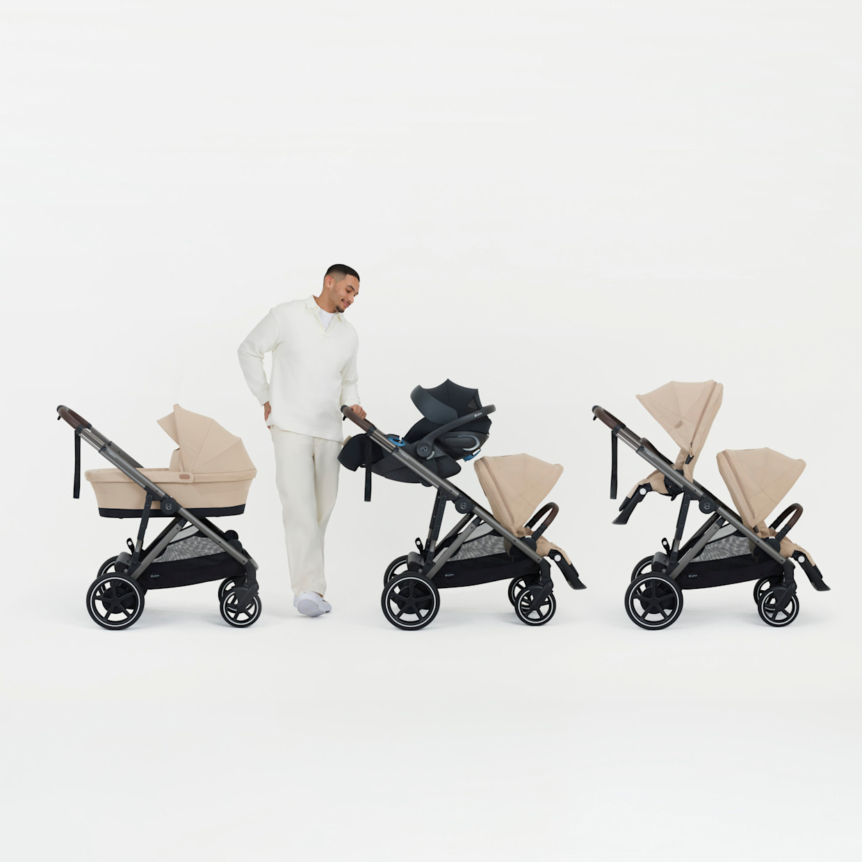 Cybex eGazelle/Gazelle Cot - Chocolate Brown.