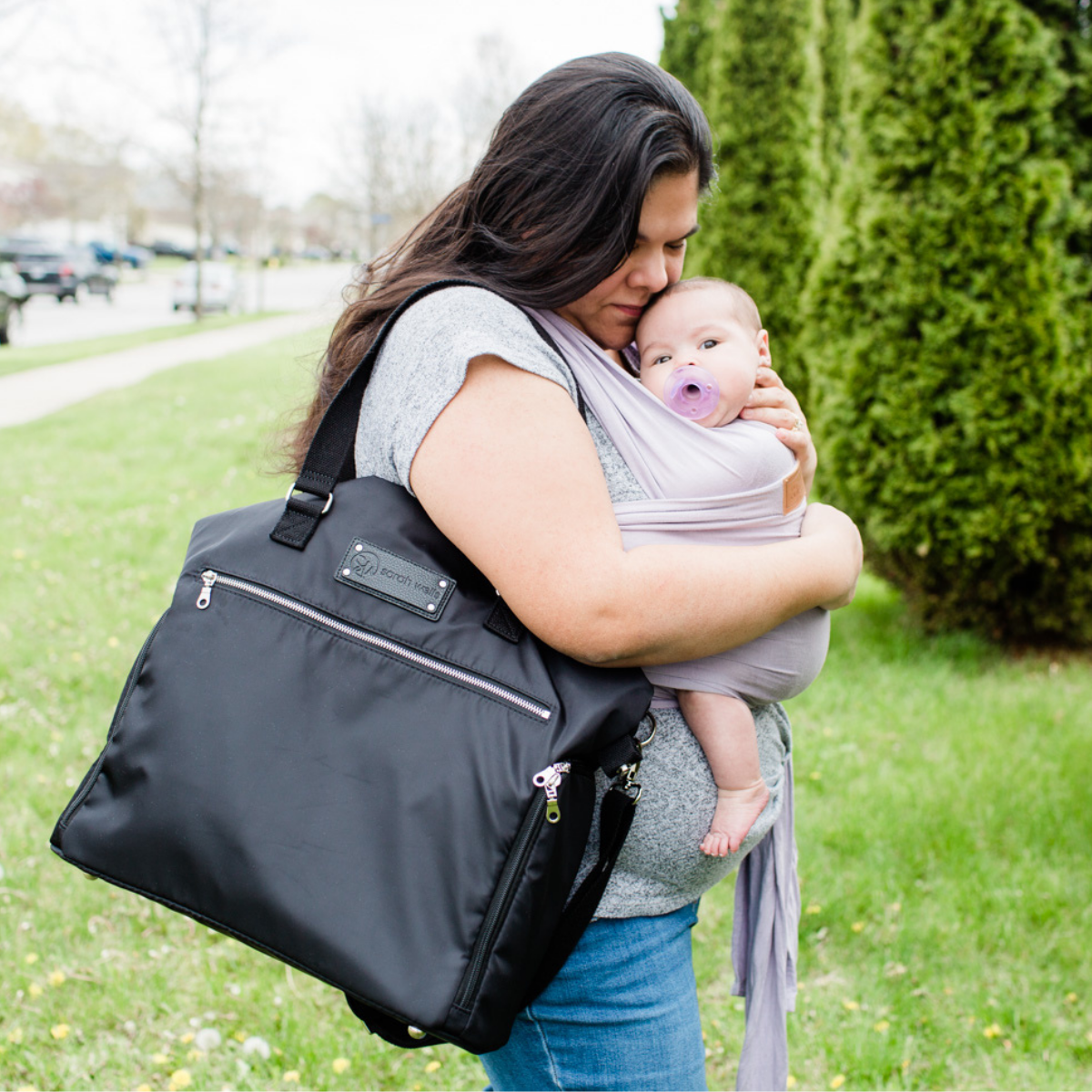 Sarah Wells Lizzy Breast Pump Bag - Black.