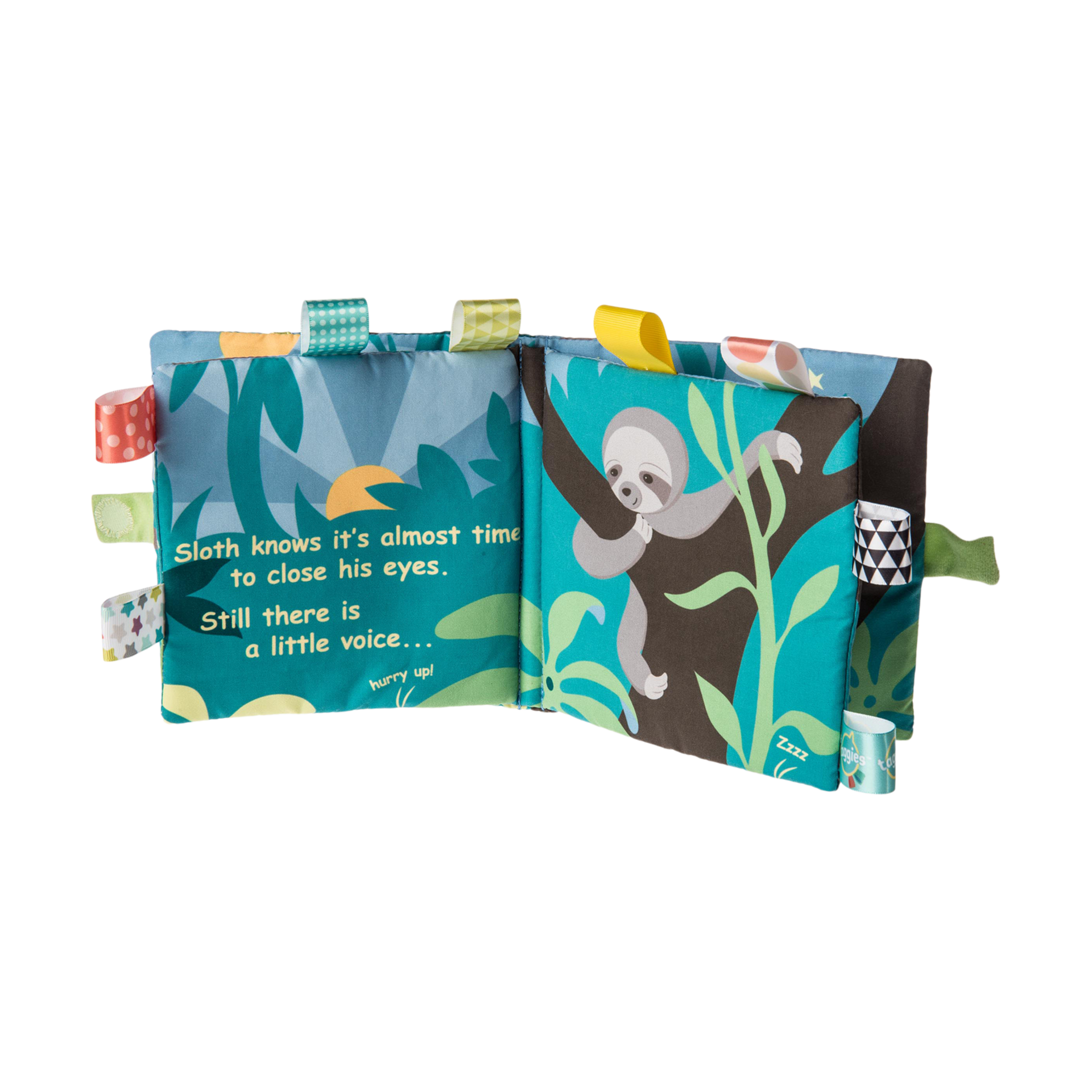 Mary Meyer Taggies Soft Book - Molasses Sloth.