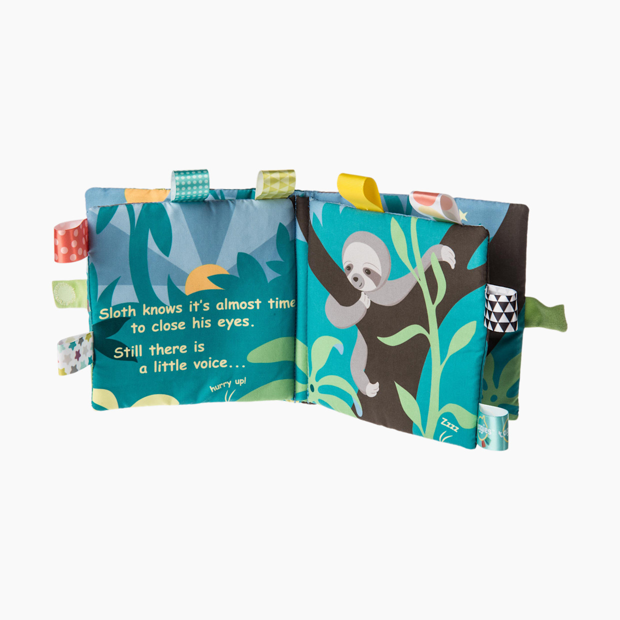 Mary Meyer Taggies Soft Book - Molasses Sloth.