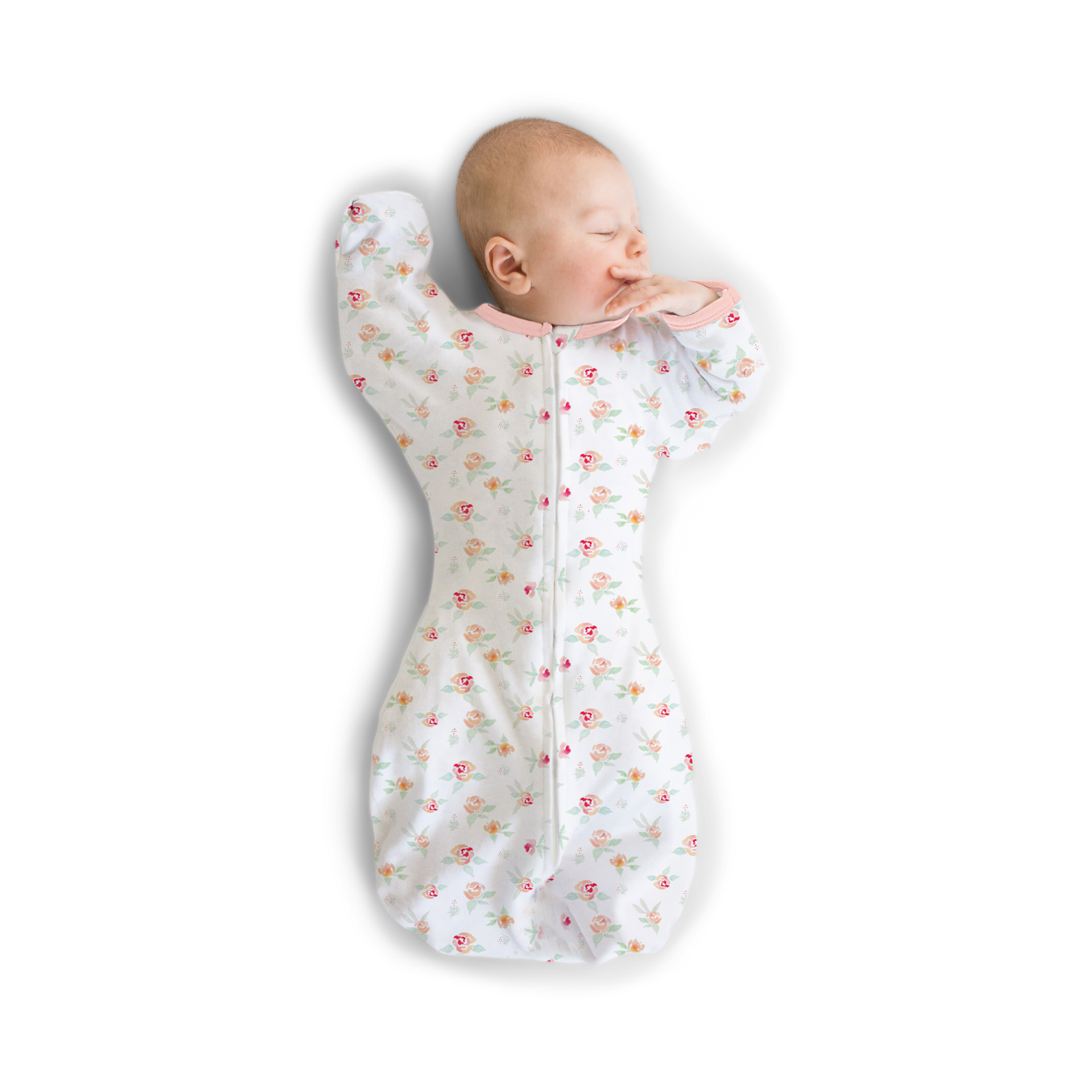 SwaddleDesigns Transitional Swaddle Sack with Arms Up HalfLength