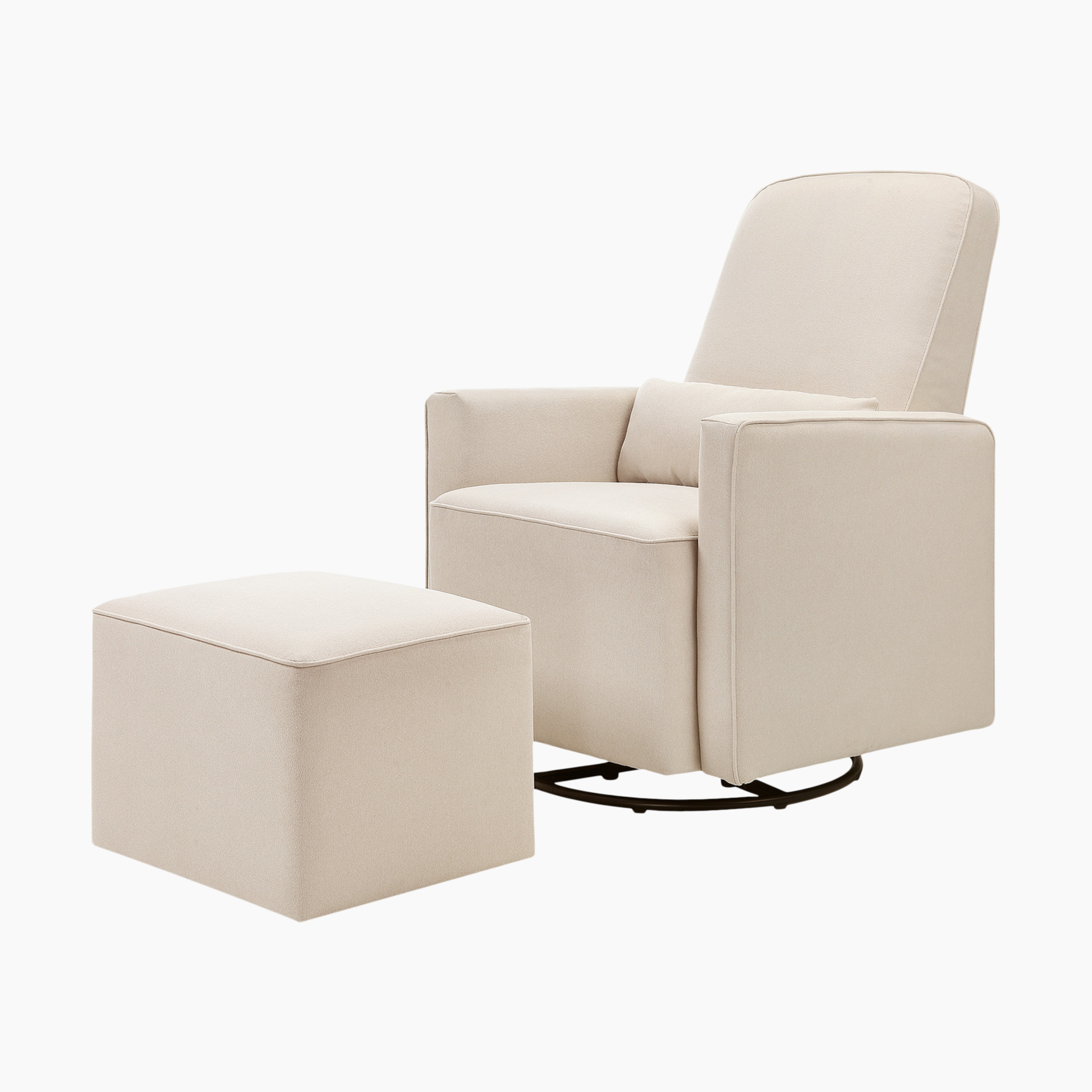 Maya swivel glider online and ottoman