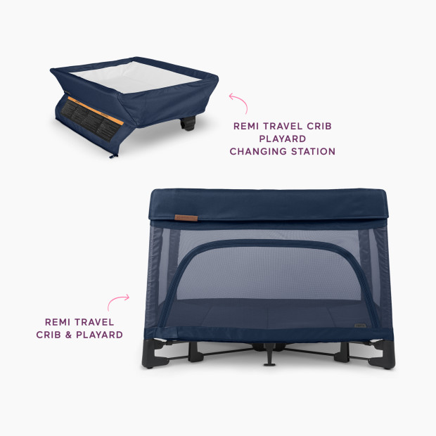 UPPAbaby Remi Travel Crib with Care Station - Noa.