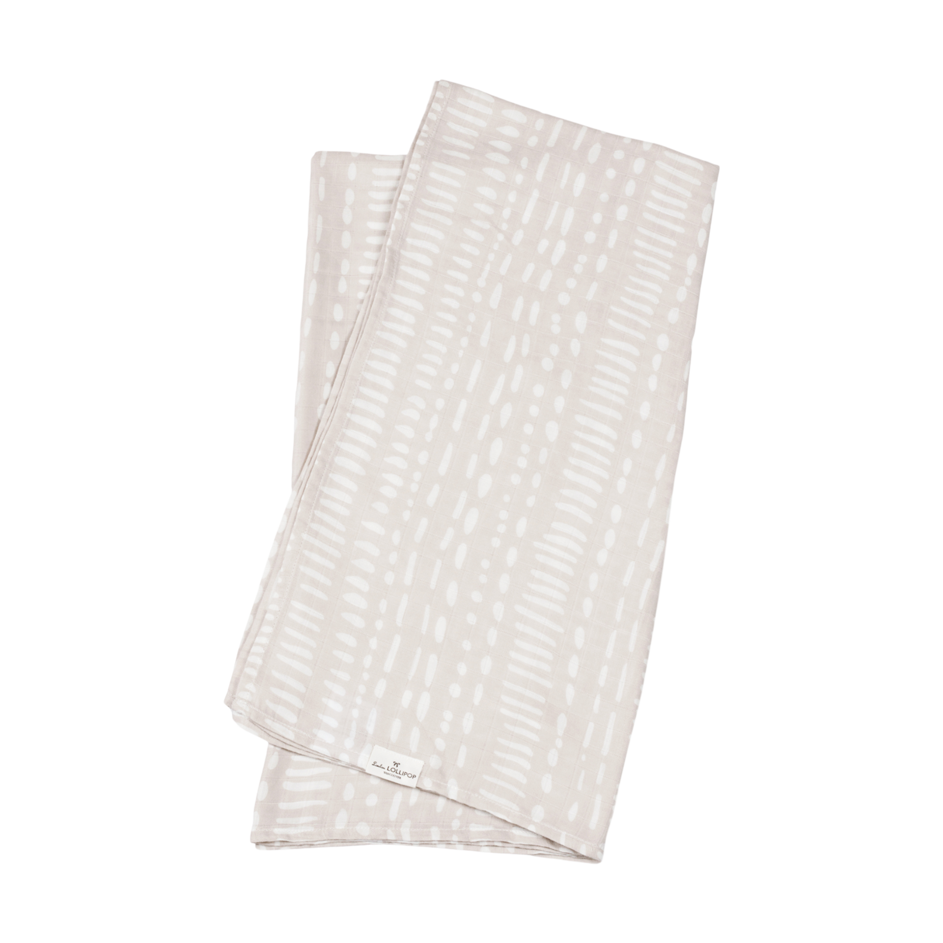 Loulou Lollipop Bamboo Muslin Swaddle Grey Mudcloth Babylist Shop