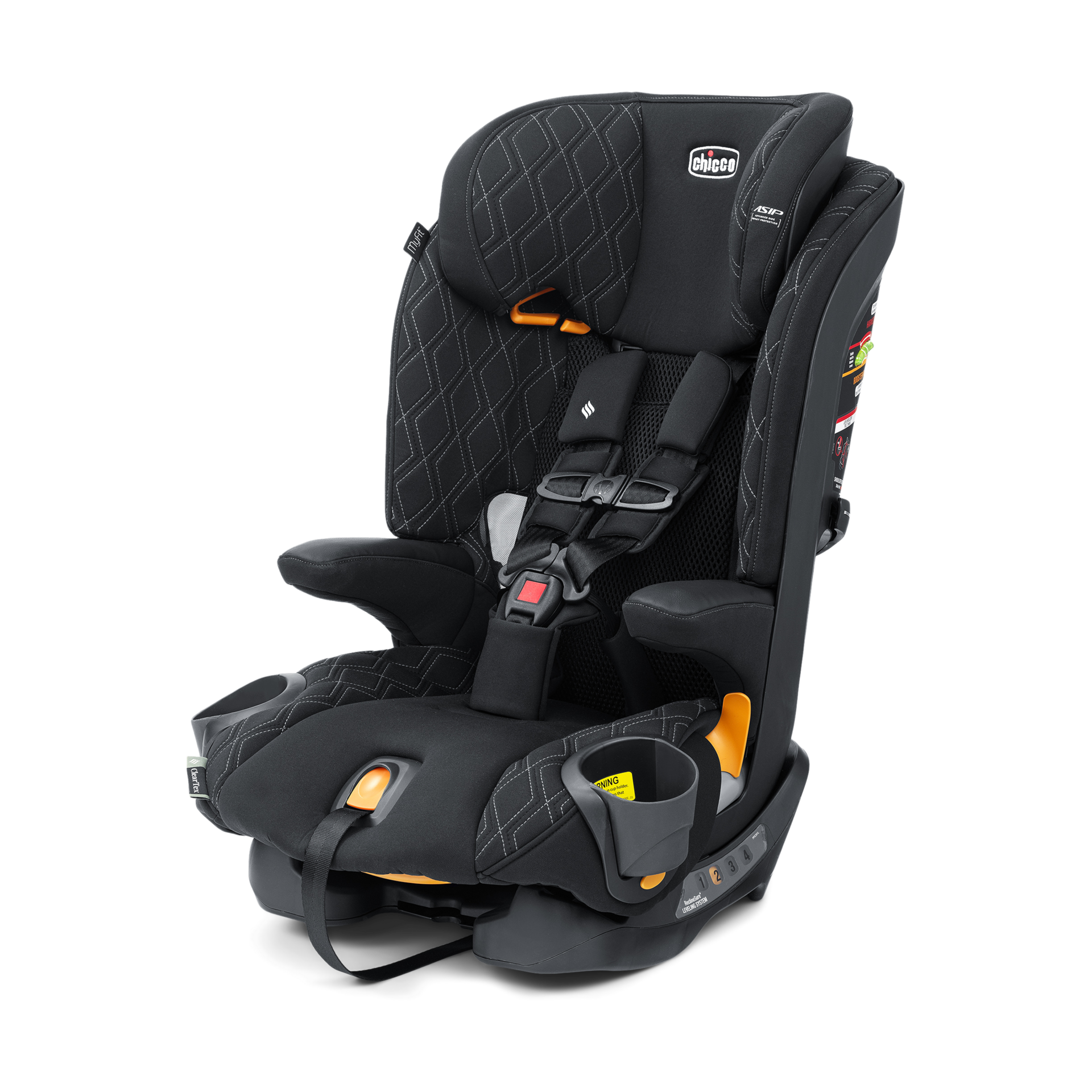 Chicco MyFit Air ClearTex Harness + Booster Car Seat.
