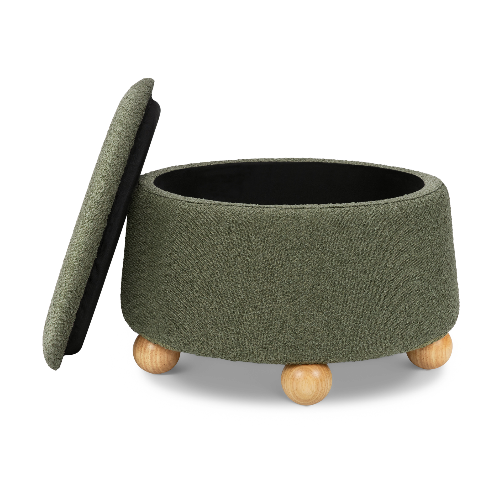 Thumbnail of Performance Olive Boucle With Honey Ball Feet