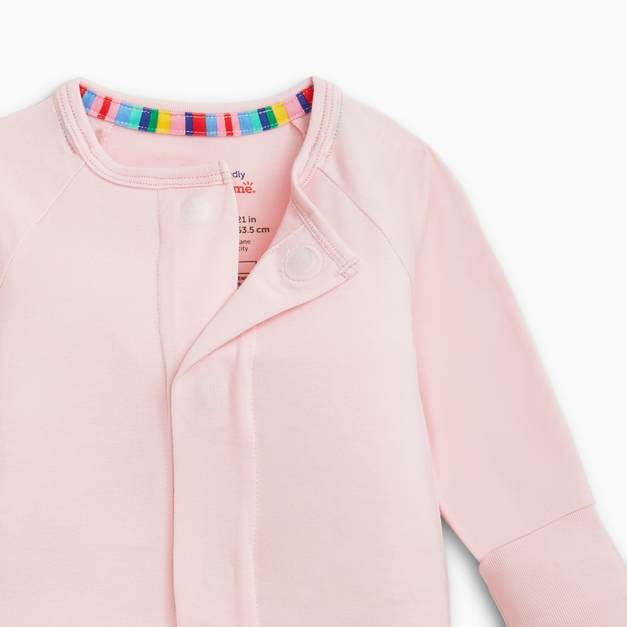 Magnetic Me Modal Magnetic Convertible Coverall - Pink Dogwood, Newborn.