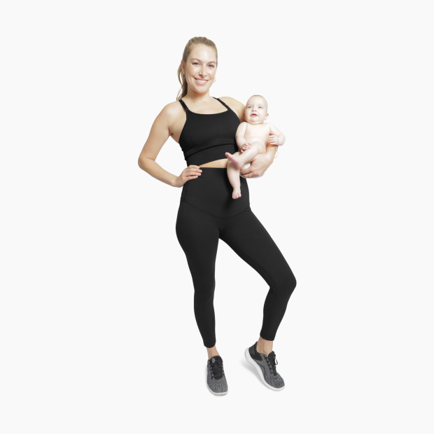 Ingrid and Isabel Active Postpartum Compression Leggings - Black, S