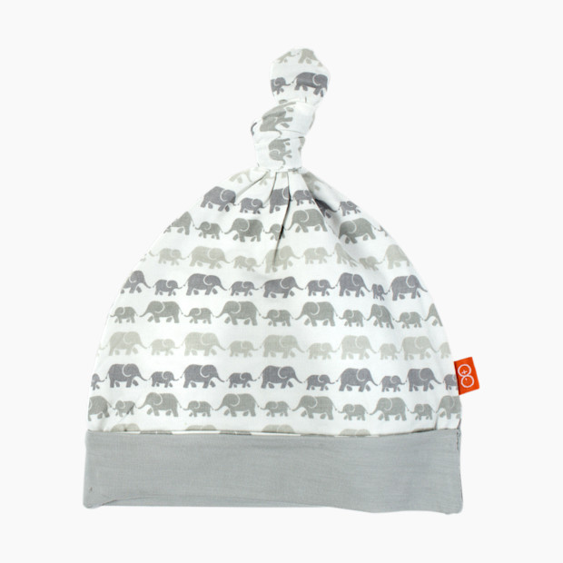 Magnetic Me Modal Hat - Grey Elephants, Newborn-3 Months.