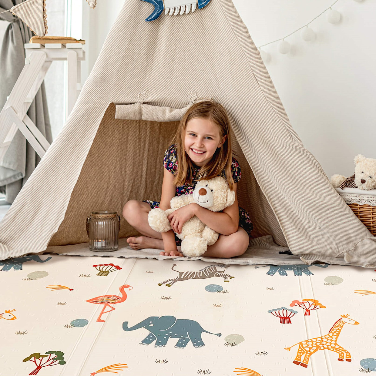 Oribel Pure Playmat - Savanna Adventures.