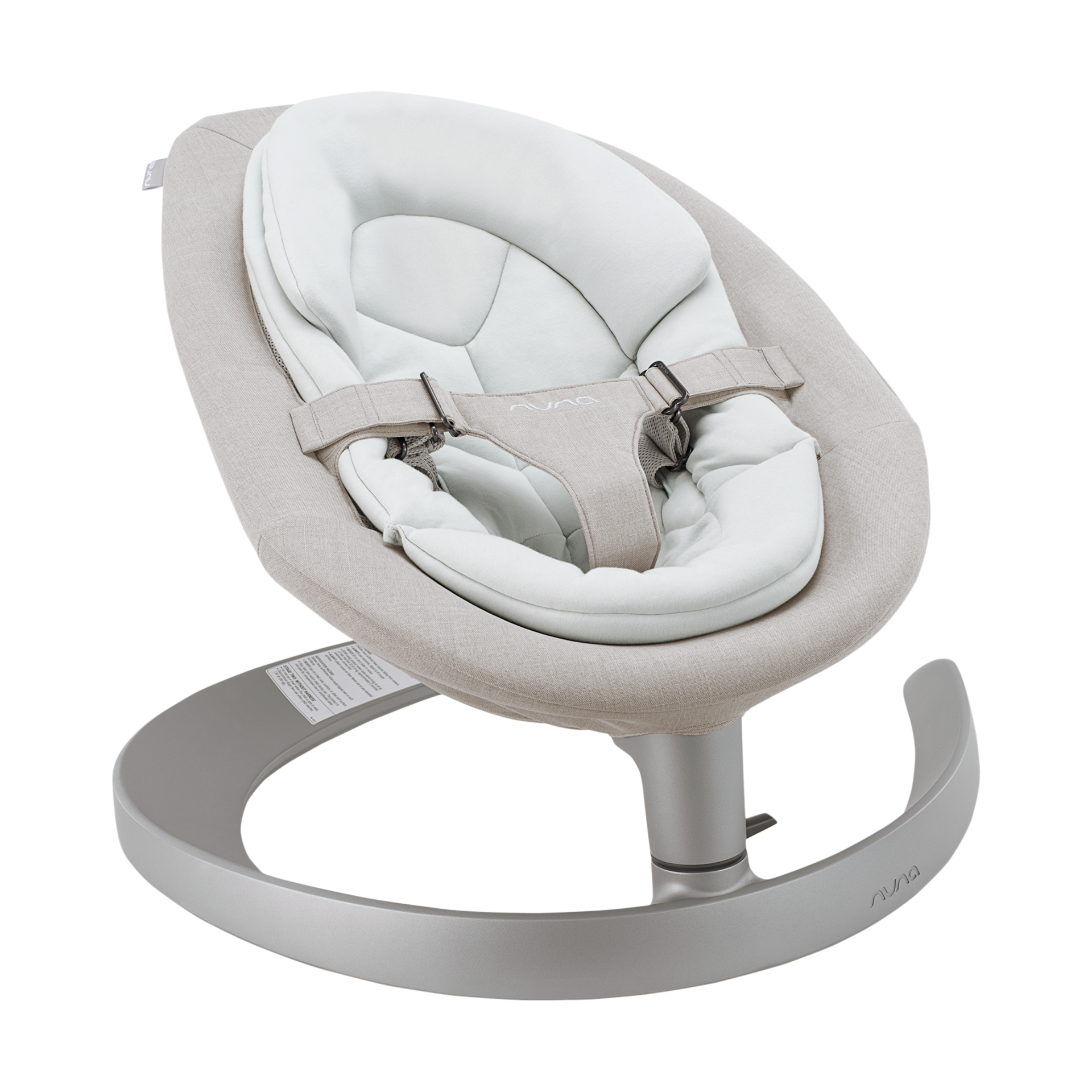 Nuna LEAF Grow Baby Seat & Rocker with Toy Bar - Driftwood 