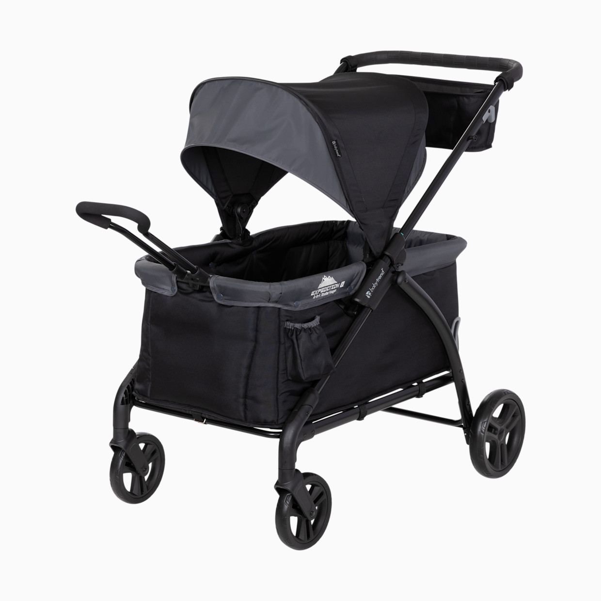 Baby Trend Tour LTE 2-in-1 Stroller Wagon - Gravity Black.