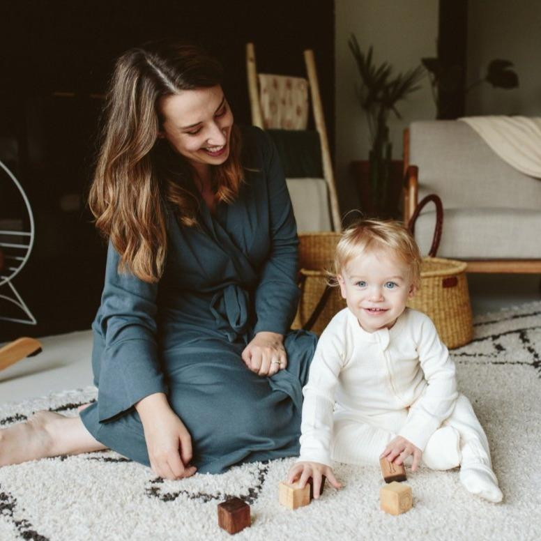 Goumi Kids You'll Live In Mom Robe - Midnight, X-Large/Xx-Large.