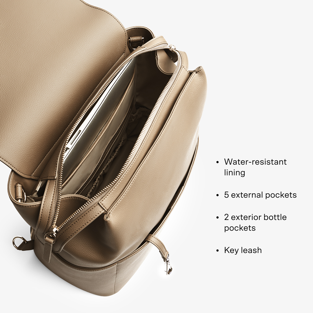 Mina Baie Kinney Backpack - Teddy.