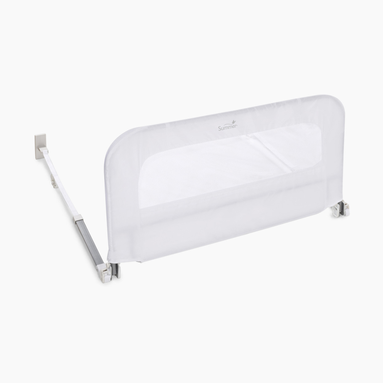 Summer Single Fold Safety Bedrail - White.