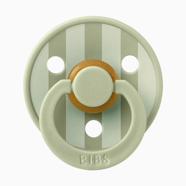 BIBS Studio Pin Colour Natural Rubber Pacificier (2-pack).