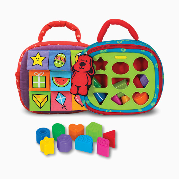 Melissa & Doug Take-Along Shape Sorter Baby and Toddler Toy.