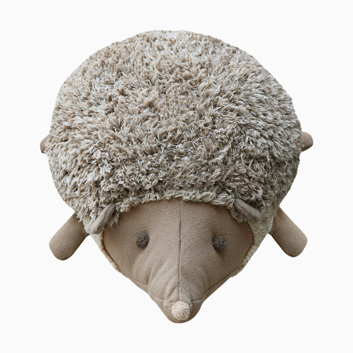 Lorena Canals Hedgehog Floor Cushion - Natural, Light Brown.