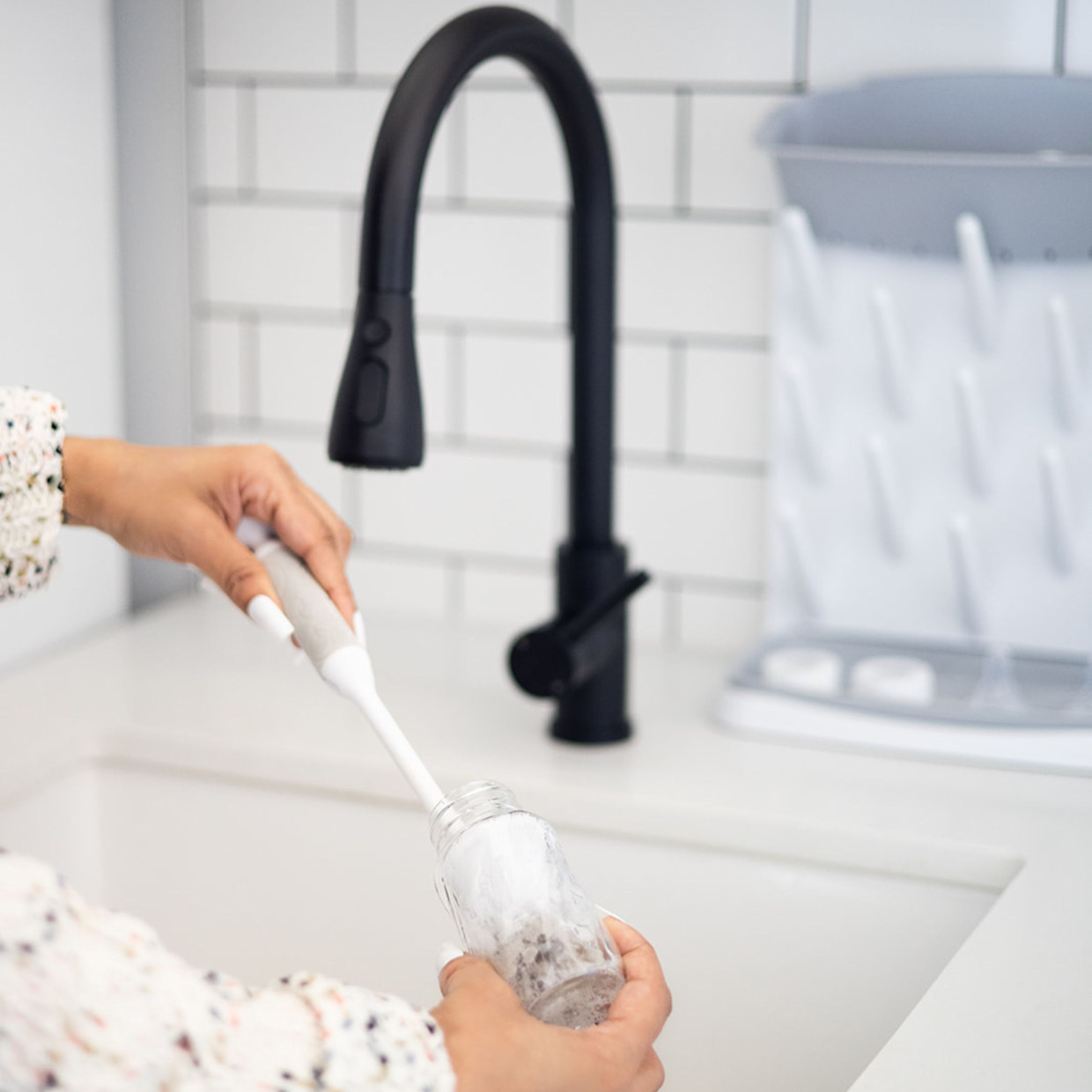 Ubbi Bottle Accessory Starter Bundle - Gray.